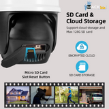 V380 Dual Security Surveillance WIFI Camera 3MP + 3MP - MackTechBiz