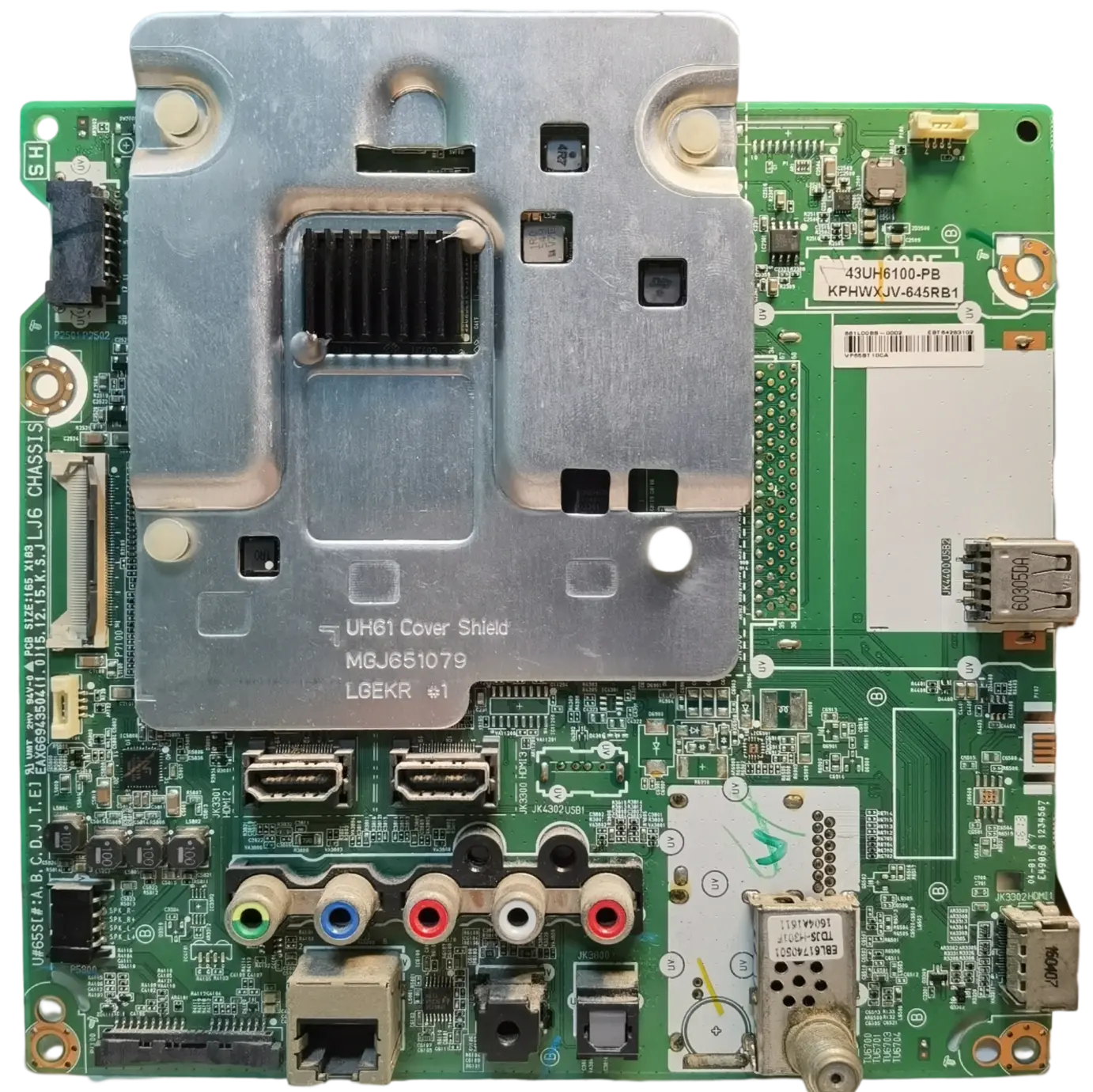 LG 43UH6100-PB Motherboard Power Supply TCON Power Button and WIFI Circuit Boards - MackTechBiz