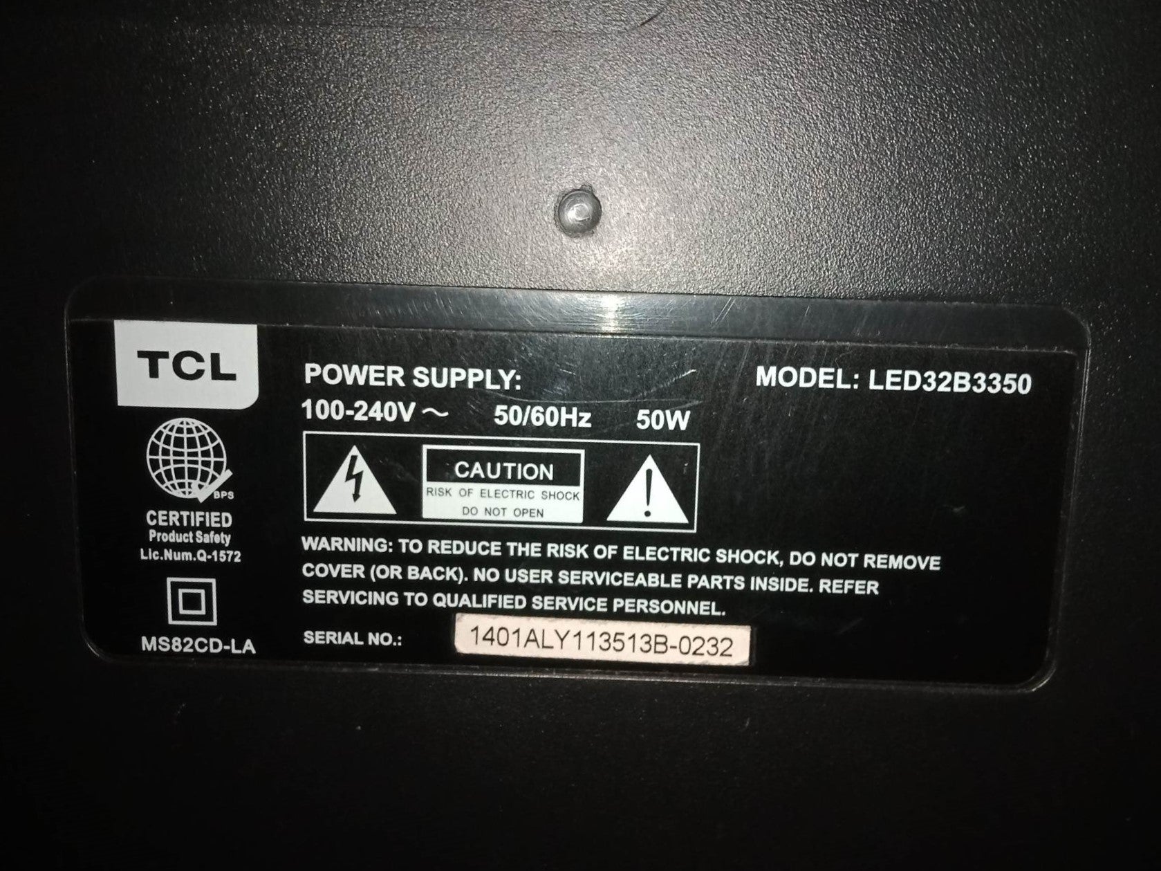 TCL LED32B3350 Motherboard and Power Supply -MackTechBiz
