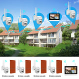 3MP Network Camera 4CH 8CH H.265 12.5Inch Screen NVR Surveillance System Wireless Smart Home Security Security Camera - EseeCloud - MackTechBiz