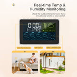 Smart Weather Forecast Clocks Color Screen Outdoor Weather Station - MackTechBiz