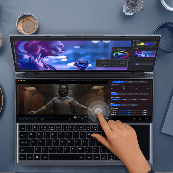 16 inch IPS Touch Dual Screen Metal Intel Core i7 10th Generation Laptop - MackTechBiz