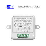 Smart WIFI Dimmer Switch Module  Wireless Control Support 2 Ways Requires ZigBee Smart Breaker - MackTechBiz