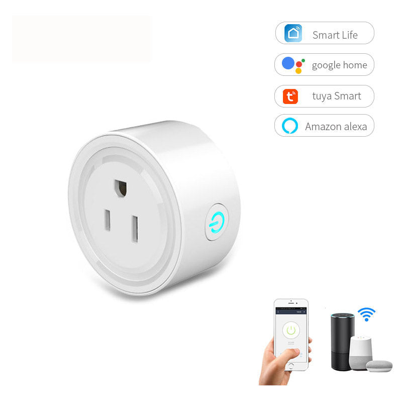 Universal WiFi Smart Plug TUYA Smart Life APP Control Compatible with Alexa and google home Power Socket plug EU US - MackTechBiz
