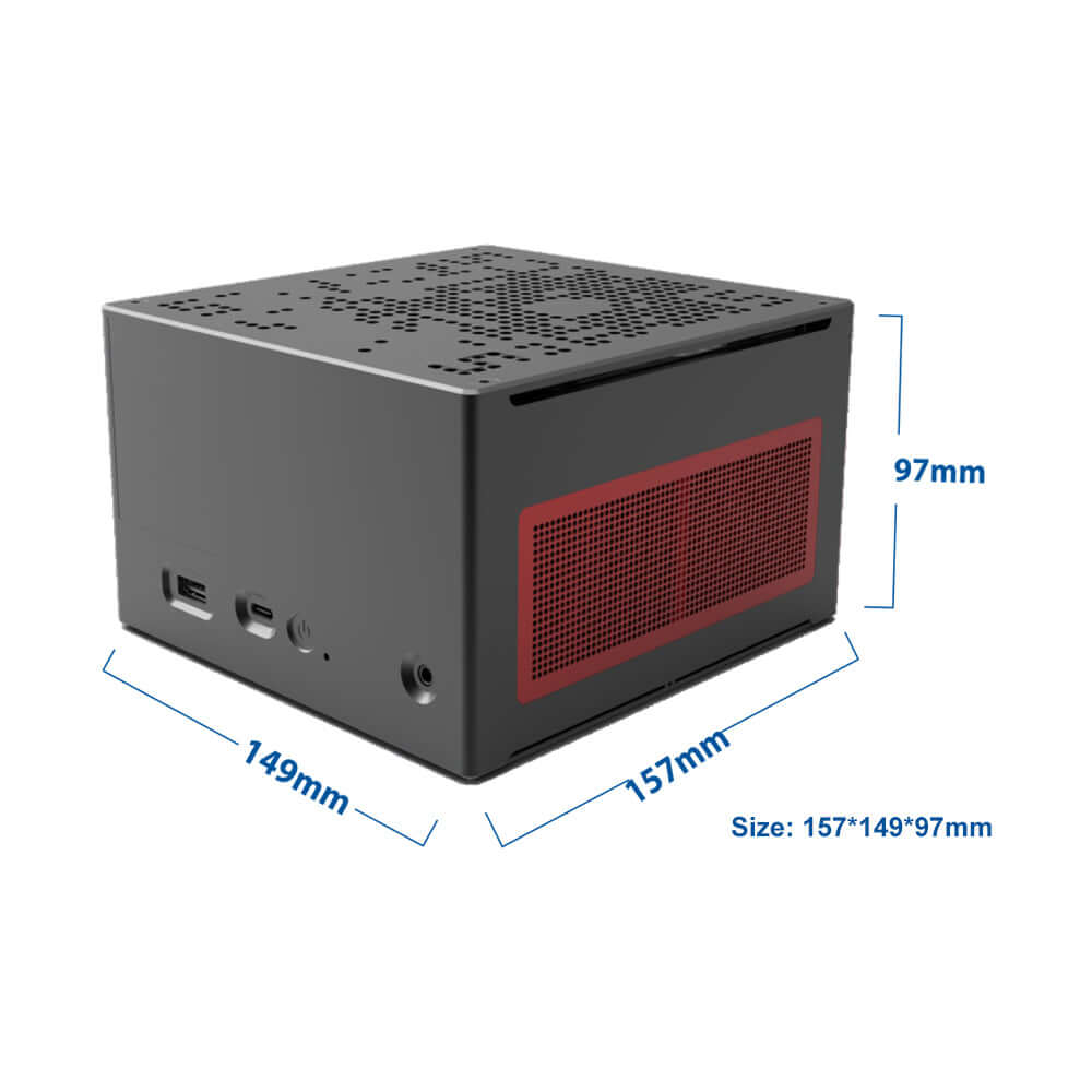 10th Gen Mini Gaming Desktop Computer with Core i9 10900T i7 10700T Mini PC UHD 630 M.2 NVME SSD Win10/11 Pro Mini PC - MackTechBiz