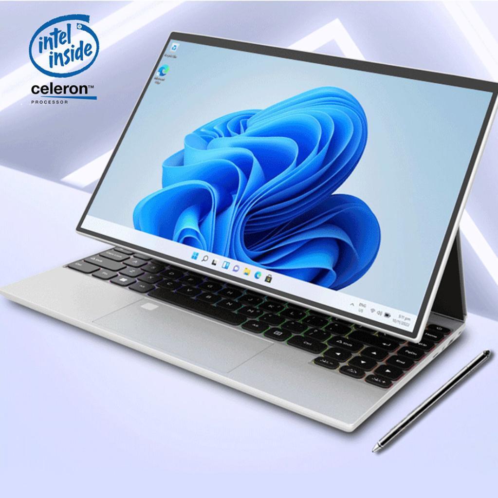 14-inch Multi Form Touch Screen Intel Celeron N5105 16GB RAM Portable 2 in 1Tablet Laptop - MackTechBiz
