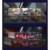 12" Car Stream Media Rearview Mirror Android 8.1 Dash Cam GPS Navigation 4G WIFI ADAS FHD 1080P Car Video Camera Recorder DVR - MackTechBiz