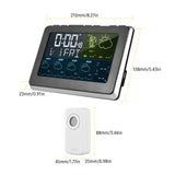 Smart Weather Forecast Clocks Color Screen Outdoor Weather Station - MackTechBiz
