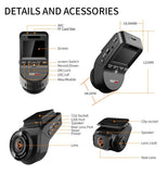 Fashion Quality Universal 1080p Support Night Vision Mini Car Front Camera Video Recorder Mirror Dash Cam - MackTechBiz