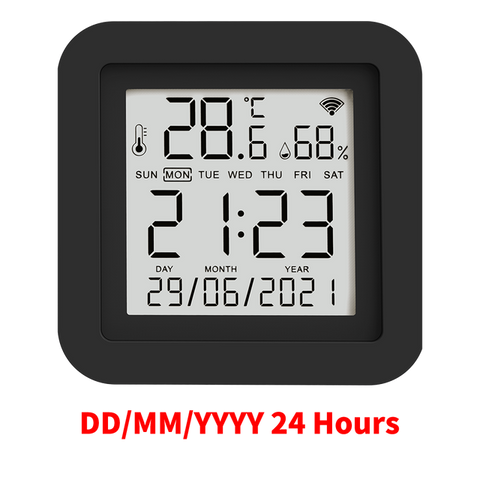 Smart WiFi Universal IR Remote Temperature Humidity Sensor 3 in 1 WIFI IR RF tuya Remote Controled with LED Screen - MackTechBiz