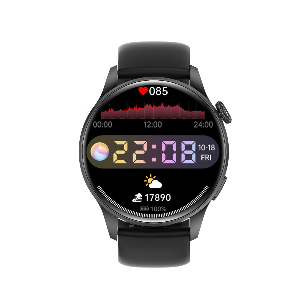 SmartWatch 1.45 inch Encoder Rotating Split-screen Phone Call Wireless Charging Sport Heart Rate Smart Watch - MackTechBiz
