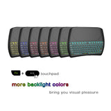 2.4G Wireless Air Fly Mouse Remote TV Remote Keyboard LED Backlight 7 Colors For Smart TV Box Set Top Box - MackTechBiz