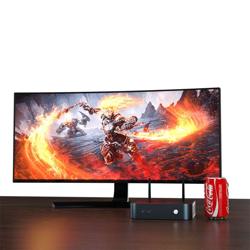 7nm AMD Ryzen 7 pro 4800H 8 cores 16 threads  best gaming pc DP Type-C and HD 2.0 three displays mini pc gaming gtx - MackTechBiz