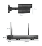 4CH 8CH Wireless NVR Kit P2P 3MP 5MP Camera System Kit Indoor Outdoor IR Night Vision Security IP CCTV Camera WIFI CCTV System-EseeCloud IPPro - MackTechBiz