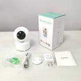 Indoor 1080P CCTV IP Camera Camera Motion Tracking Detector Night Vision Two Way Audio Monitor - ICSEE App - MackTechBiz