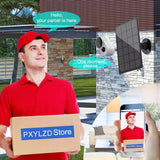 Solar Panel Powered security camera CCTV 1080P  IP camera - MackTechBiz