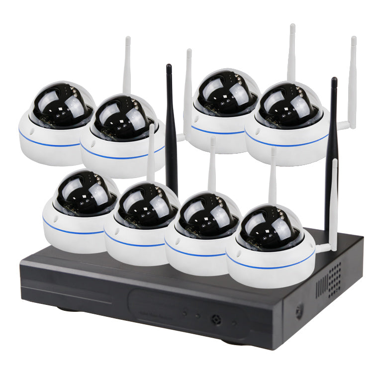 Outdoor Indoor Hot 4CH 8CH 3MP 5MP H.265 Wireless IP Camera Kit WIFI Bullet  CCTV Camera Surveillance System - EseeCloud IPPro - MackTechBiz
