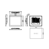 Newest All In One industrial Tablet pc 15Inch screen Intel celeron J1900 high quality computer - MackTechBiz
