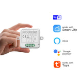 Smart WIFI Dimmer Switch Module  Wireless Control Support 2 Ways Requires ZigBee Smart Breaker - MackTechBiz