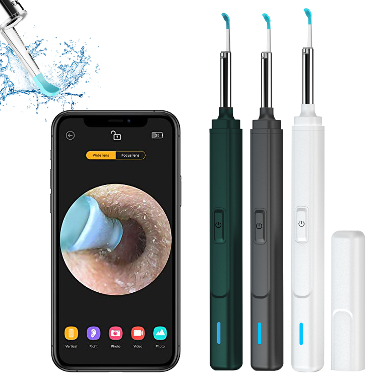 Portable Electric Soft Ear Wax Remover/Cleaner With Camera Endoscope - MackTechBiz