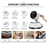 Indoor Home Security 720 1080P Camera Wireless P2P Two Way Audio  PTZ  WIFI Camera - V380Pro - MackTechBiz