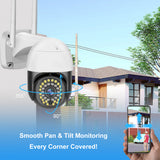 Outdoor HD 2MP 3MP 5MP WIFI IP Camera with Dual Light IP66 Wireless Security CCTV Camera with Lan 1.5 inch Auto Tracking PTZ - V380Pro App - MackTechBiz