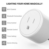 Universal WiFi Smart Plug TUYA Smart Life APP Control Compatible with Alexa and google home Power Socket plug EU US - MackTechBiz