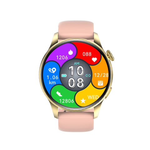 SmartWatch 1.45 inch Encoder Rotating Split-screen Phone Call Wireless Charging Sport Heart Rate Smart Watch - MackTechBiz