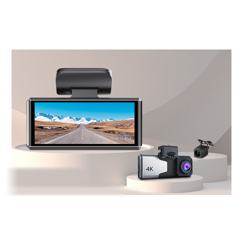 4K/AHD1080P Dual Lens Record Car Dash Camera WIFI GPS Parking Monitor Car Video Recorder - MackTechBiz