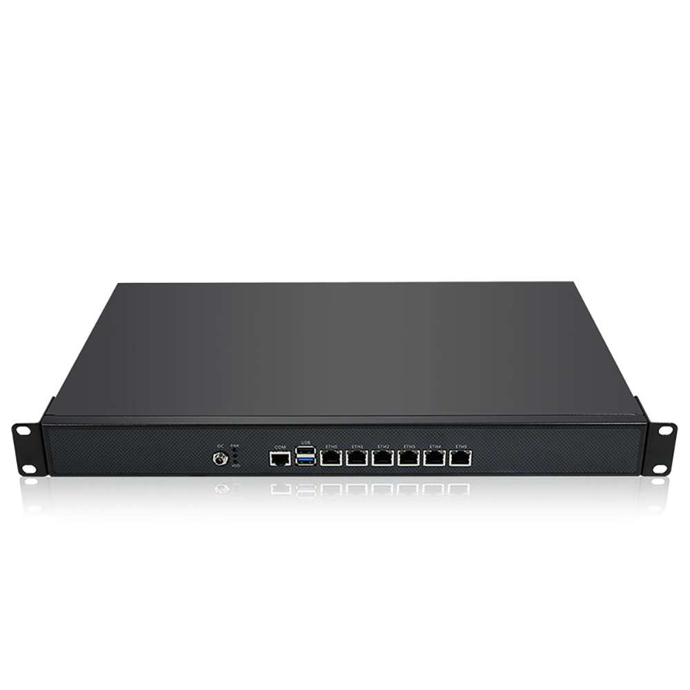 Firewall Router 1U Rack Server 6 LAN Core-i7 7660U 6500U Core-i5 7360U 16GB DDR4 AES-NI Pfsense Network System Industrial PC - MackTechBiz
