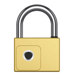 Tuya BLE smart fingerprint padlock IP65 waterproof USB charging key unlock anti-theft bag cabinet door lock - MackTechBiz