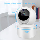 Indoor 3MP CCTV IP Camera  Camera Motion Tracking Detector Night Vision Two Way Audio  Monitor  - ICSEE App - MackTechBiz