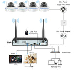 Outdoor Indoor Hot 4CH 8CH 3MP 5MP H.265 Wireless IP Camera Kit WIFI Bullet  CCTV Camera Surveillance System - EseeCloud IPPro - MackTechBiz