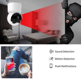 Indoor Mini Cloud 1080P Wireless Camera IP PTZ Auto Tracking Night Vision WIFI Home Surveillance CCTV Network Camera - Tuya App - MackTechBiz