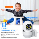 Indoor Wifi IP Baby Camera CCTV 110v-240v PTZ 360 Wireless - V380Pro - MackTechBiz