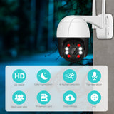 Outdoor Smart WIFI 2MP 3MP 5MP 8MP Camera Outdoor Human Detect Two Way Audio H.265 Home CCTV Surveillance IP Network Camera PTZ 5x Digital Zoom - ICSEE - MackTechBiz