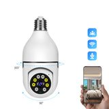 Outdoor/Indoor WIFI Light Bulb Camera Wireless 2MP 3MP E27 Socket Color Night Vision IP Dome Camera IP66 P2P PTZ Camera - V380Pro App - MackTechBiz