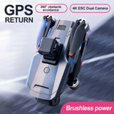 K918 Max Obstacle Avoidance GPS Profesional UAV 4K Remote Control Drone HD Dual Camera Helicopter Quadcopter K918 MAX drone - MackTechBiz