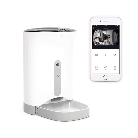 Smart Pet Bowl Automatic Feeder with Camera - MackTechBiz