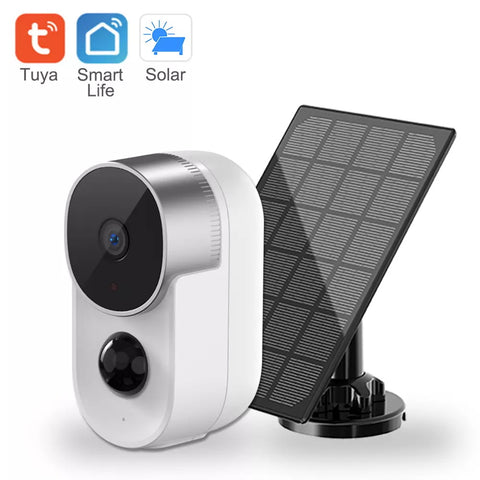 Solar Panel Powered security camera CCTV 1080P  IP camera - MackTechBiz
