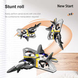 4DRC V17 RC Remote Control Airplane 2.4G Fighter Hobby Plane Glider Airplane EPP Foam Toys RC drone - MackTechBiz