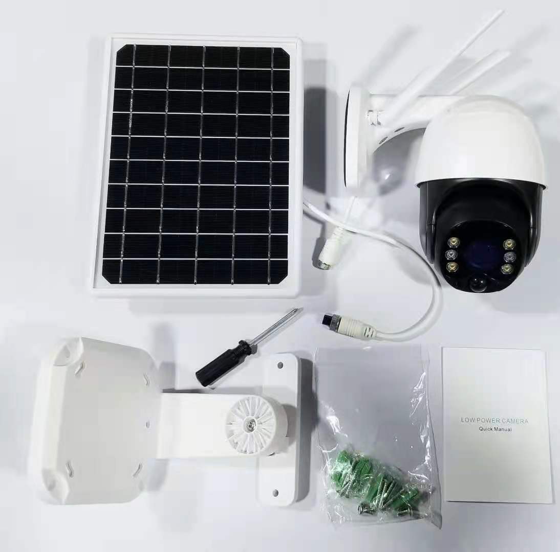Outdoor 1080P 3MP H.265 4G Solar IP Camera PTZ Waterproof Outdoor Wireless Camera 4G Sim PTZ Solar CCTV Camera - IPPro EseeCloud - MackTechBiz