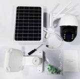 Outdoor 1080P 3MP H.265 4G Solar IP Camera PTZ Waterproof Outdoor Wireless Camera 4G Sim PTZ Solar CCTV Camera - IPPro EseeCloud - MackTechBiz