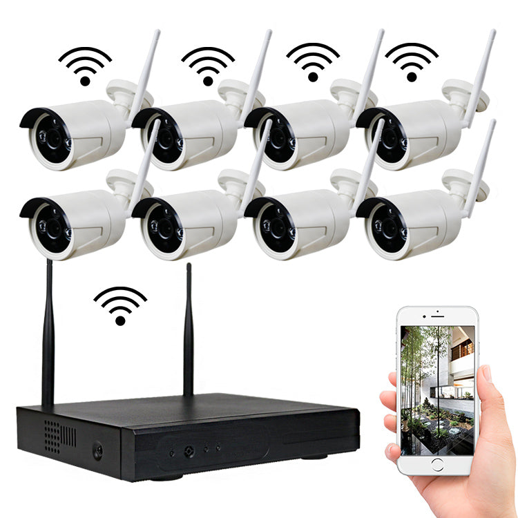 3MP H.265+ CCTV 8CH Wireless NVR kit 3MP Outdoor IR Night Vision IP WIFI Camera Security System Surveillance Kit - IPPROApp - MackTechBiz