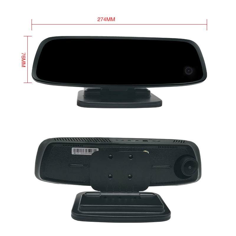 8" 3CH SMART DASH Android 8.1 4G GPS Remote APP  Front Inside Rear Cam - MackTechBiz