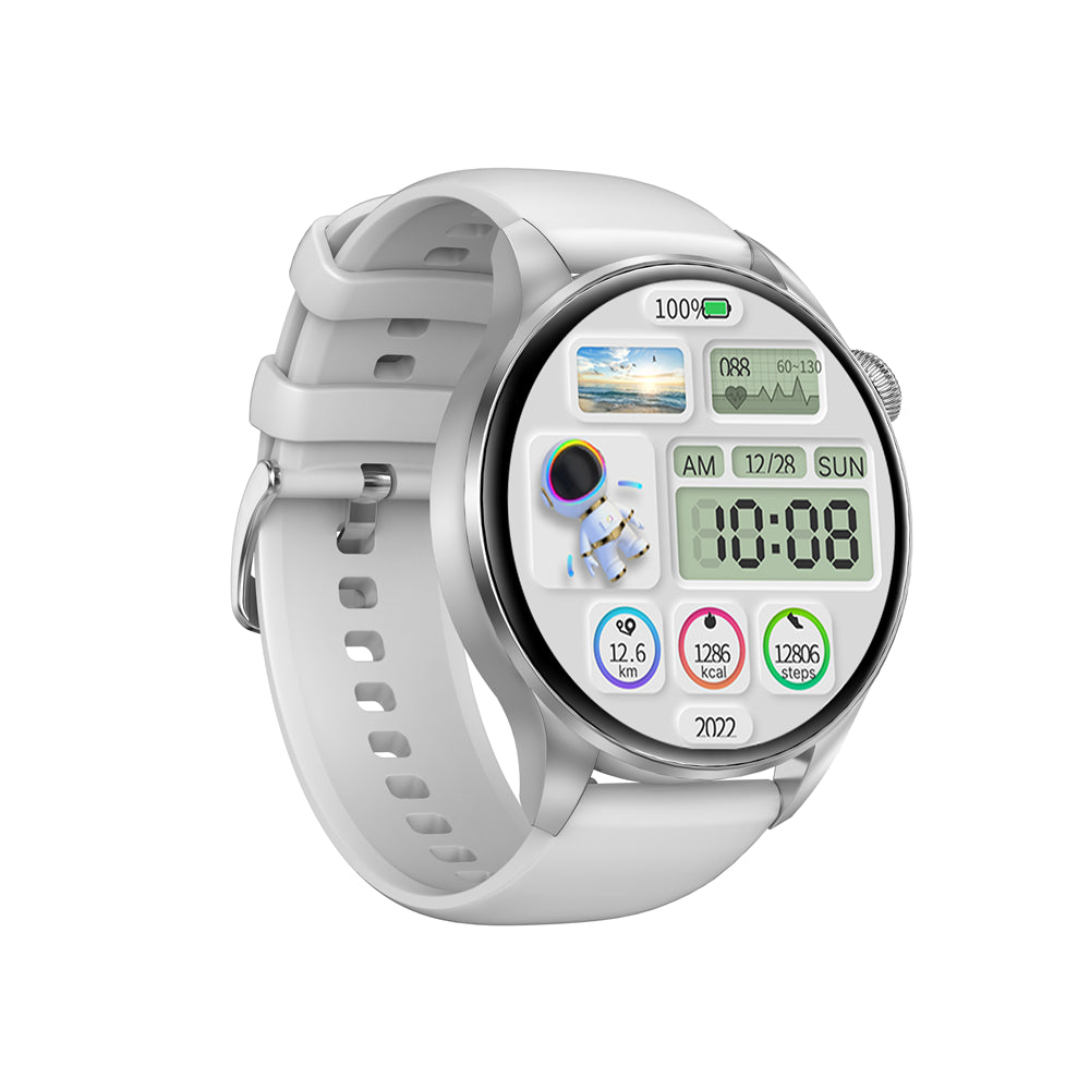 SmartWatch 1.45 inch Encoder Rotating Split-screen Phone Call Wireless Charging Sport Heart Rate Smart Watch - MackTechBiz