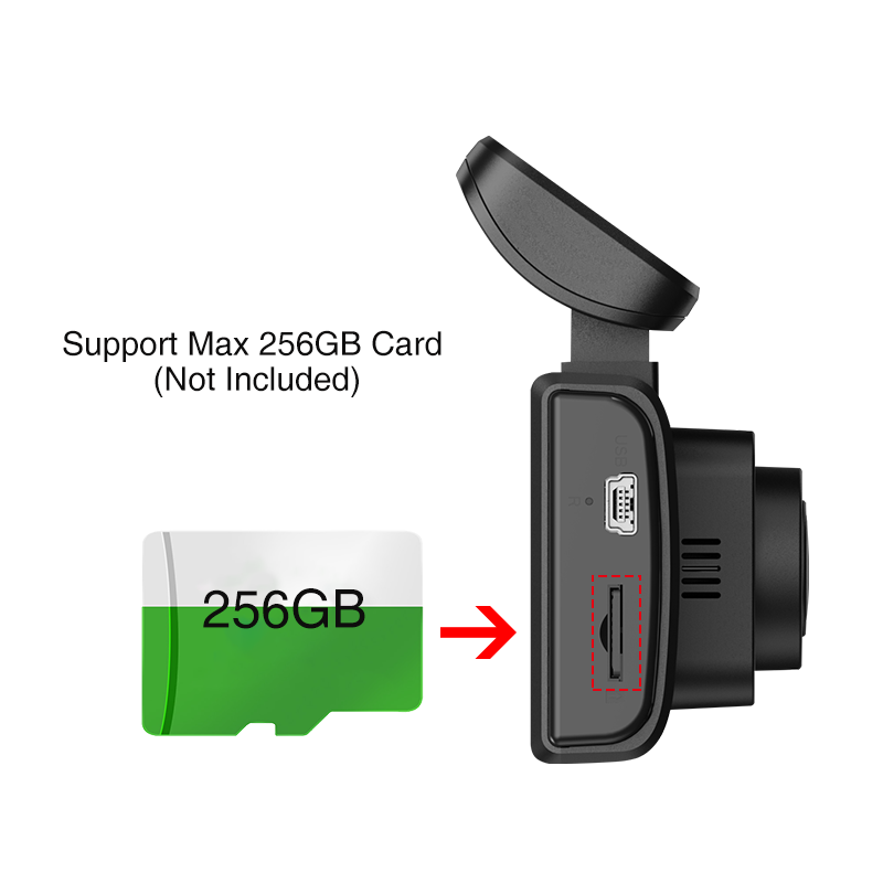 4K/AHD1080P Dual Lens Record Car Dash Camera WIFI GPS Parking Monitor Car Video Recorder - MackTechBiz