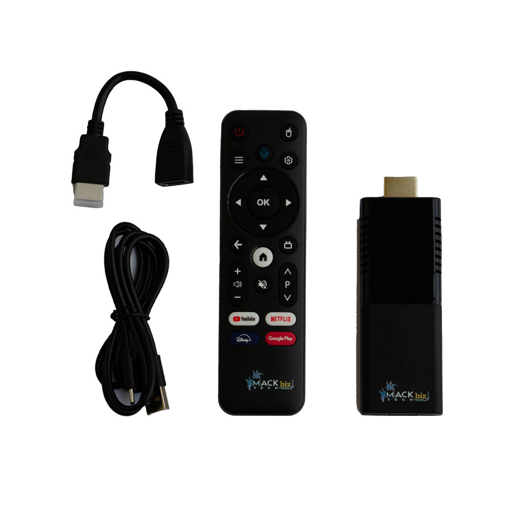 TV Stick Android 10 Allwinner Best TV Box  BT 2.4G/5G Wifi 2GB DDR 16GB Quad Core Fire Stick- MackTechBiz