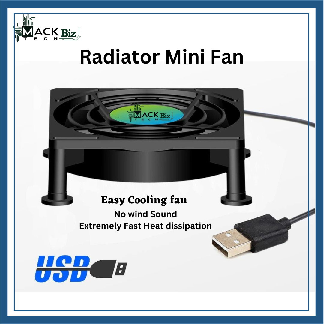 Mini Radiator Fan USB mini Fan 5V Rated Voltage for Android TV Box Set Top Box - MackTechBiz