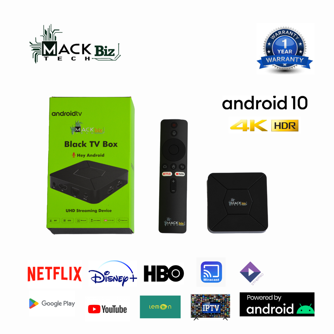 Android TV Box 10.0 Android OS Allwinner H316 2G/5G Wifi BT 5.2 BT Remote 4K Media Player OTT - MackTechBiz
